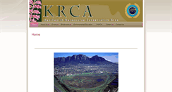 Desktop Screenshot of krca.co.za